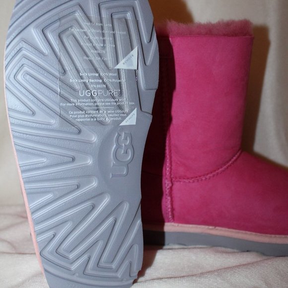NIB UGG BAILEY BOW YOUTH 6 WOMEN'S 8 WATER RESISTANT SUEDE SHEARLING BOO… - Picture 9 of 9